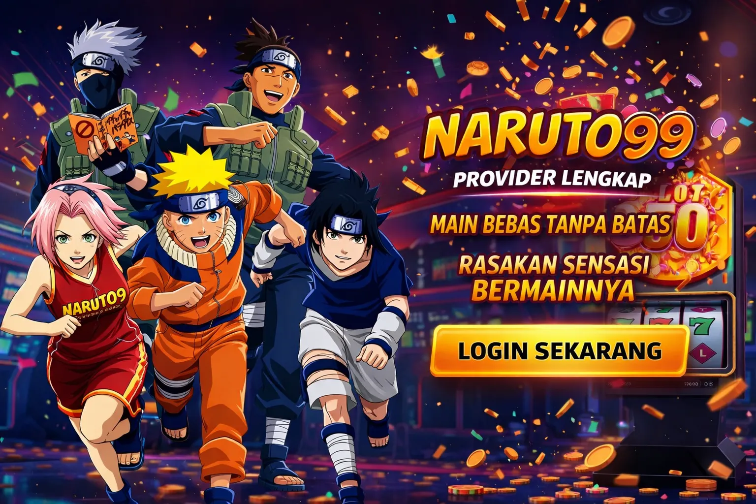 NARUTO99 • Permainan Arcade Mode Seribu Bayangan Beraksi!